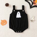 【70-100cm】ロンパース ベビー サロペット ハロウィーン コーデュロイ 刺繍 - 画像 (5)