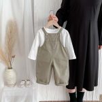 【80-120cm】サロペット キッズ オシャレ ベーシック - 画像 (15)