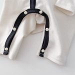【66-90cm】ロンパース ベビー セーラー風 シンプル - 画像 (9)