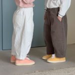 【80-150cm】パンツ 女の子 ワイドカーブ ゆったり シルエット - 画像 (8)