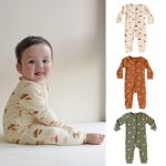 【66-90cm】オールインワン ベビー パン柄 コットン - 画像 (8)