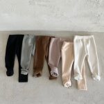 【73-120cm】レギンス ベビー ナチュラル 暖かい