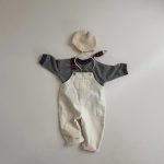 【73-100cm】サロペット ベビー デニム カジュアル - 画像 (12)