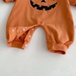 【66-90cm】オールインワン＆帽子 ベビー かぼちゃ ハロウィン - 画像 (10)
