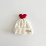 【GOODS】帽子 暖かい ハート ニット - 画像 (7)