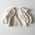 【73-100cm】ブラウス ベビー ナチュラル セーラー - 画像 (4)