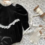 【66-90cm】ロンパース ベビー レース レトロ - 画像 (9)