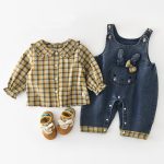 【73-120cm】シャツorサロペット 女の子 ウサギ デニム - 画像 (6)