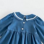 【73-110cm】ワンピース ベビー セーラー 刺繡 - 画像 (15)