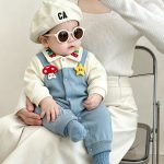 【66-90cm】ロンパース ベビー スター柄 トレンド - 画像 (7)