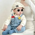 【66-90cm】ロンパース ベビー スター柄 トレンド - 画像 (4)