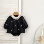 【66-130cm】ロンパースorワンピース 女の子 姉妹服 フリル襟 - 画像 (6)