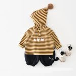 【73-100cm】トレーナーorパンツ 男の子 アヒル 帽子付き - 画像 (2)