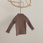 【66-90cm】Tシャツ ベビー 無地 暖かい - 画像 (4)