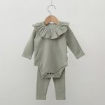 【予約販売】【66-90cm】ロンパース ベビー フリル ドット柄 - 画像 (10)