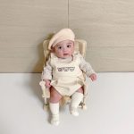 【66-100cm】サロペット＆シャツ ベビー スリー ベア ボーダー - 画像 (8)