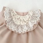 【66-90cm】ロンパース ベビー フリル襟 長袖 ワンピース風 - 画像 (10)
