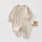 【66-90cm】オールインワン ベビー ナチュラル 柔らか - 画像 (4)
