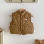 【73-100cm】ベスト 女の子 ベビー 厚手 キルティング - 画像 (10)