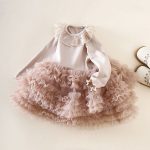 【73-110cm】ワンピース ベビー 可愛い ケーキ - 画像 (3)