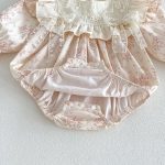 【66-130cm】ロンパースorワンピース 女の子 姉妹服 蝶結び パフスリーブ - 画像 (18)