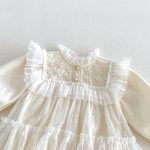 【66-90cm】ロンパース ベビー レース プリンセス - 画像 (10)