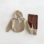 【73-110cm】フーディ＆レギンス ベビー 可愛い 帽子付き - 画像 (4)