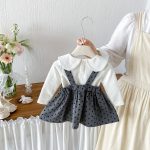 【66-90cm】セットアップ ベビー ドット リボン かわいい - 画像 (7)