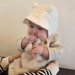 【66-90cm】サロペロンパース ベビー クマ耳 もこもこ - 画像 (7)