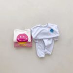 【80-120cm】セットアップ 女の子 スマイル プリント - 画像 (8)