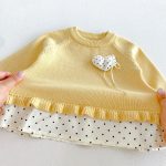 【73-110cm】セットアップ ベビー ドット ハート - 画像 (10)