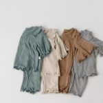 【66-90cm】セットアップor帽子 ベビー フリル 無地 - 画像 (4)