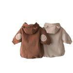 【66-90cm】ロンパース ベビー 熊柄 帽子付き - 画像 (9)