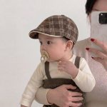 【GOODS】帽子 レトロ チェック ベレー帽 - 画像 (11)
