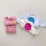 【80-120cm】セットアップ 女の子 スマイル プリント - 画像 (9)