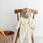 【66-90cm】サロペットorセーター ベビー ケーブル編み ニット - 画像 (19)