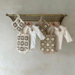 【66-90cm】サロペット ベビー 花刺繡 ニット - 画像 (8)