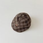 【GOODS】帽子 レトロ チェック ベレー帽 - 画像 (5)
