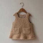 【73-100cm】ワンピース ベビー もこもこ 無地 - 画像 (5)