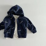 【80-130cm】アウター 男の子 レトロ 帽子付き - 画像 (5)