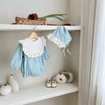【66-100cm】ロンパース ベビー プリンセス フリル - 画像 (6)