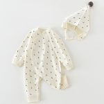 【66-90cm】 ロンパース ベビー 無縫製 フード付き - 画像 (9)