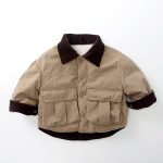 【80-130cm】アウター キッズ リバーシブル 暖かい - 画像 (14)