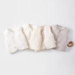 【66-90cm】ベスト ベビー 暖かい コットン