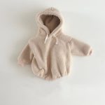 【66-90cm】ロンパース ベビー 帽子付き 暖かい - 画像 (7)