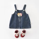 【73-110cm】Tシャツorサロペワンピース 女の子 デニム おしゃれ - 画像 (2)