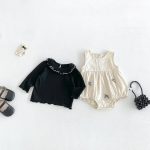 【66-90cm】ロンパース ベビー ドット リボン - 画像 (5)