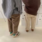 【80-150cm】パンツ キッズ ストレッチ コーデュロイ 男女兼用 - 画像 (3)