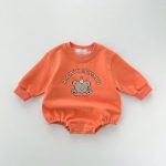 【66-90cm】ロンパース ベビー クマ柄 プリント - 画像 (4)