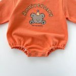 【66-90cm】ロンパース ベビー クマ柄 プリント - 画像 (8)